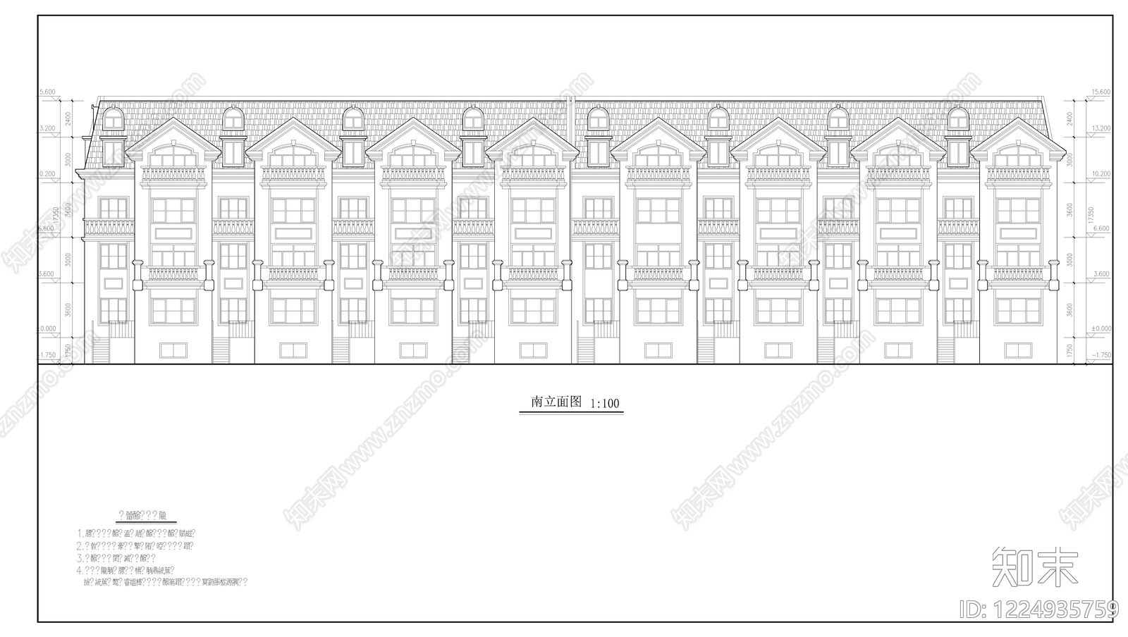 别墅建筑CAD图纸