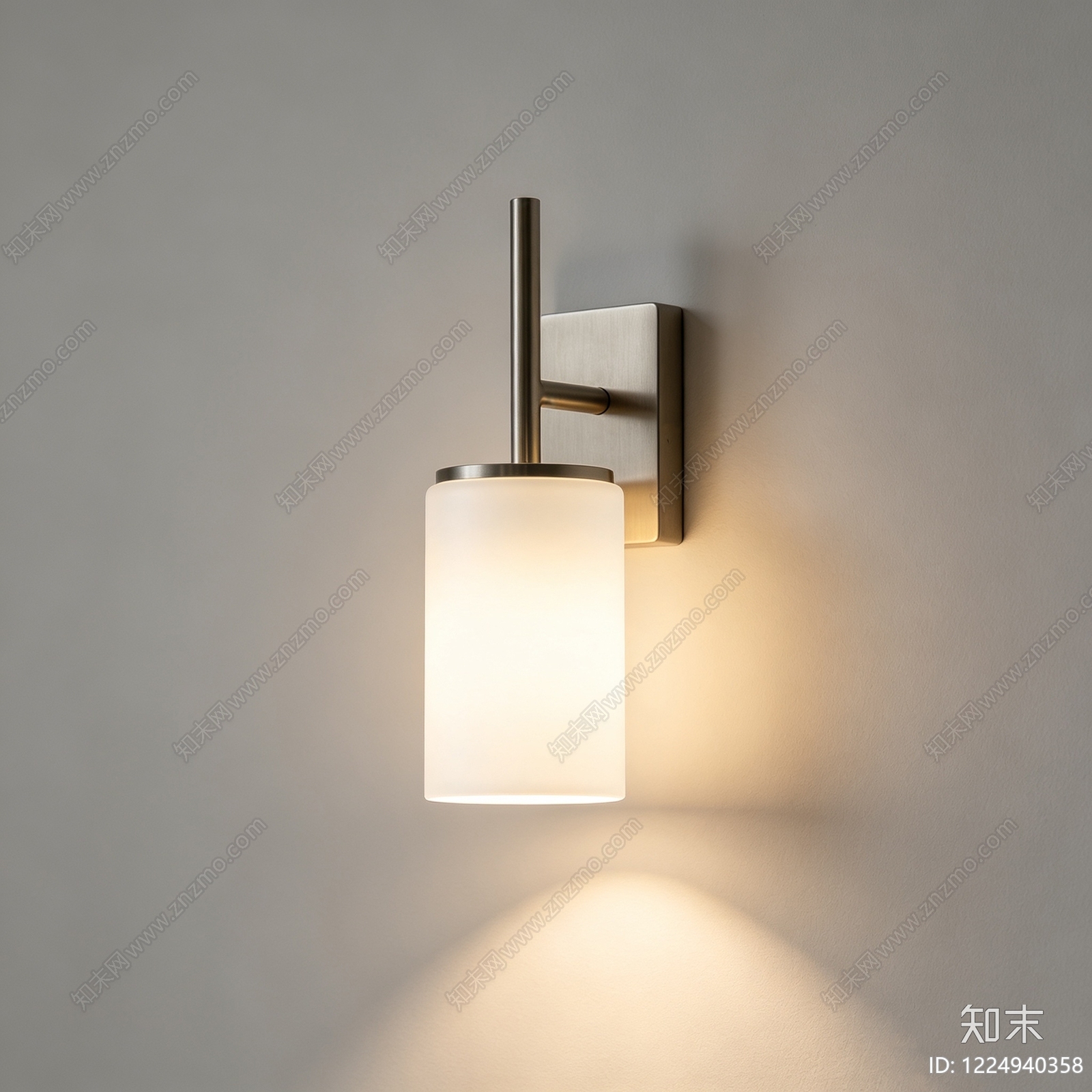 现代简约壁灯SU模型下载【ID:1224940358】
