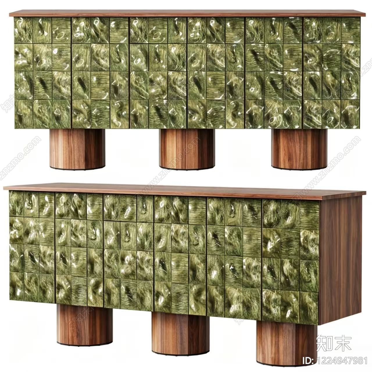现代玄关柜3D模型下载【ID:1224947981】