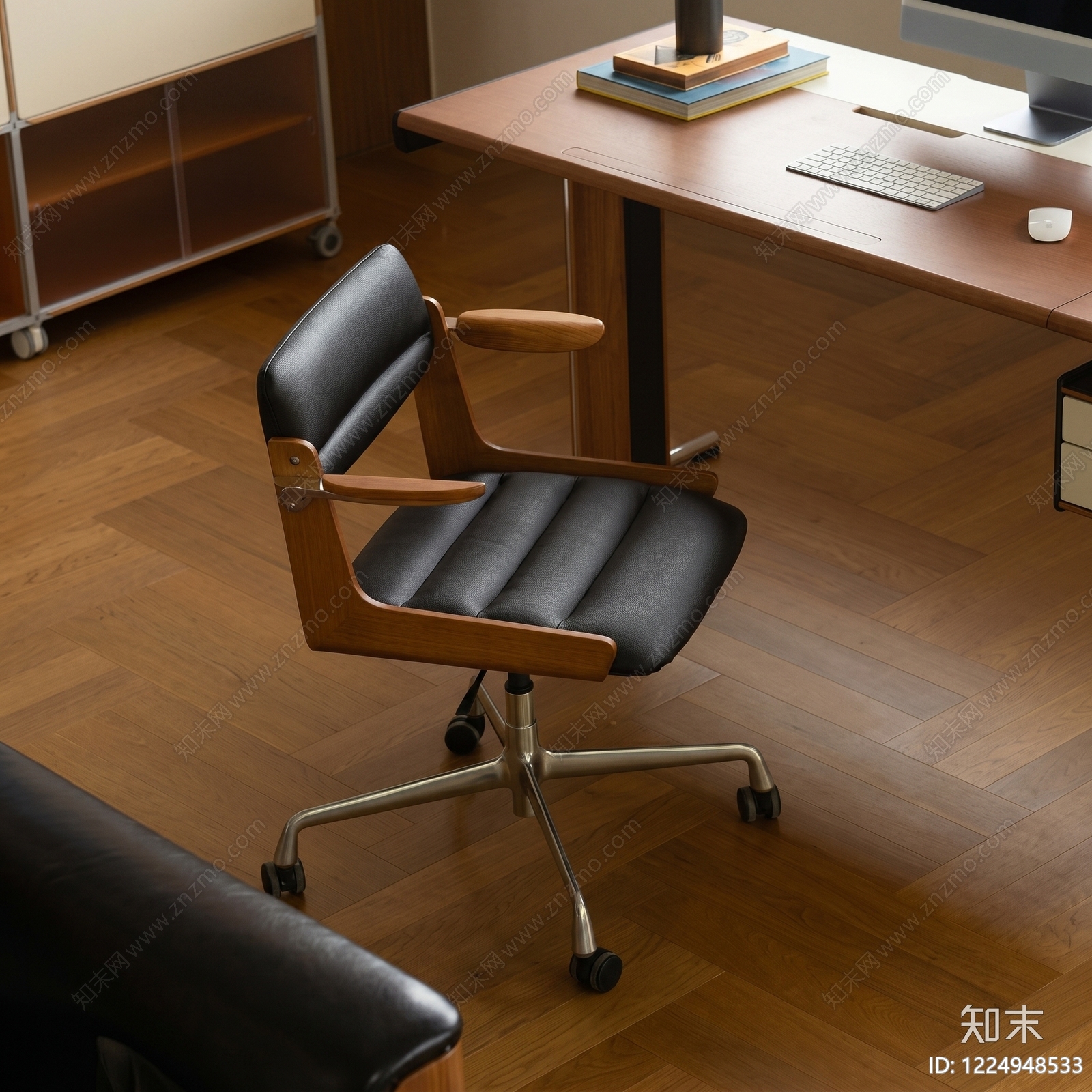 中古风办公椅SU模型下载【ID:1224948533】