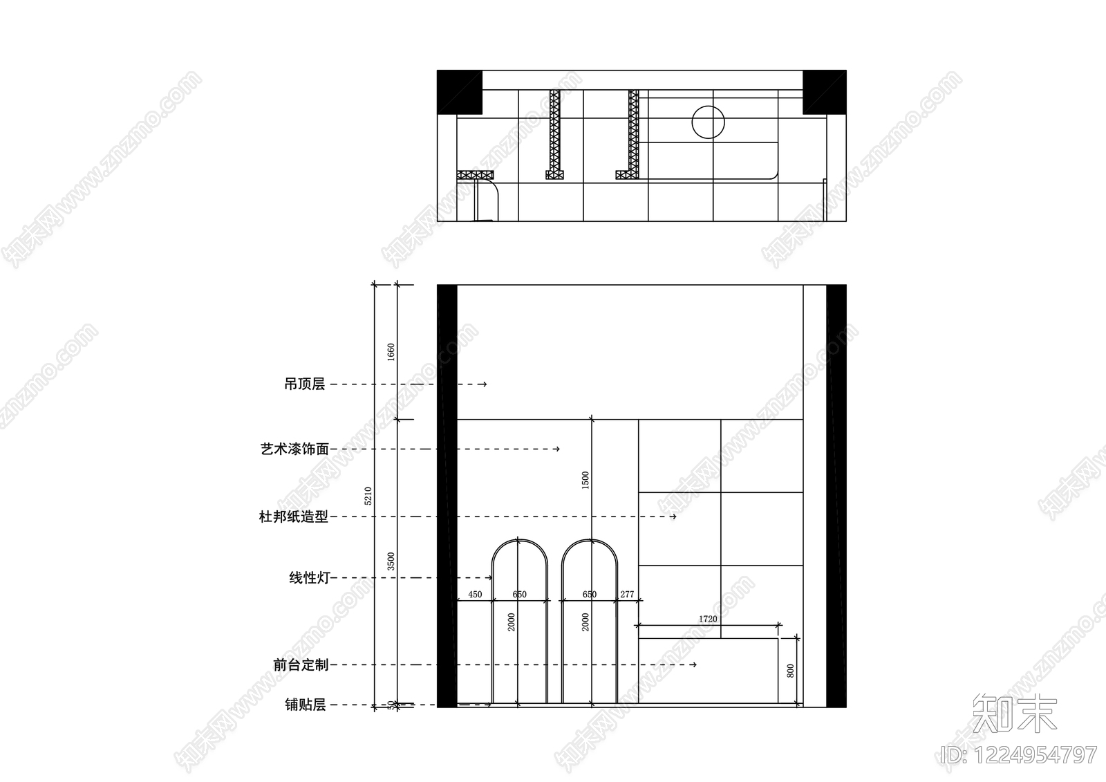 服装店cad施工图下载【ID:1224954797】