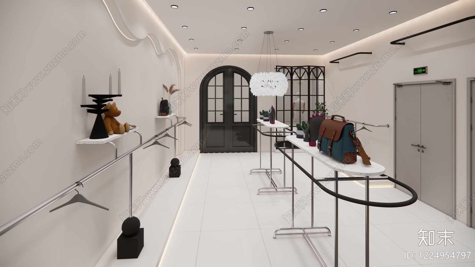 服装店cad施工图下载【ID:1224954797】