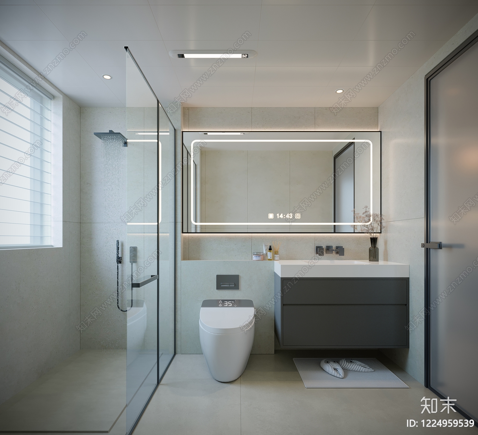 主卧3D模型下载【ID:1224959539】