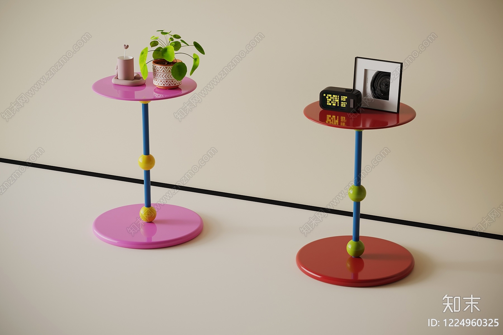孟菲斯边几3D模型下载【ID:1224960325】