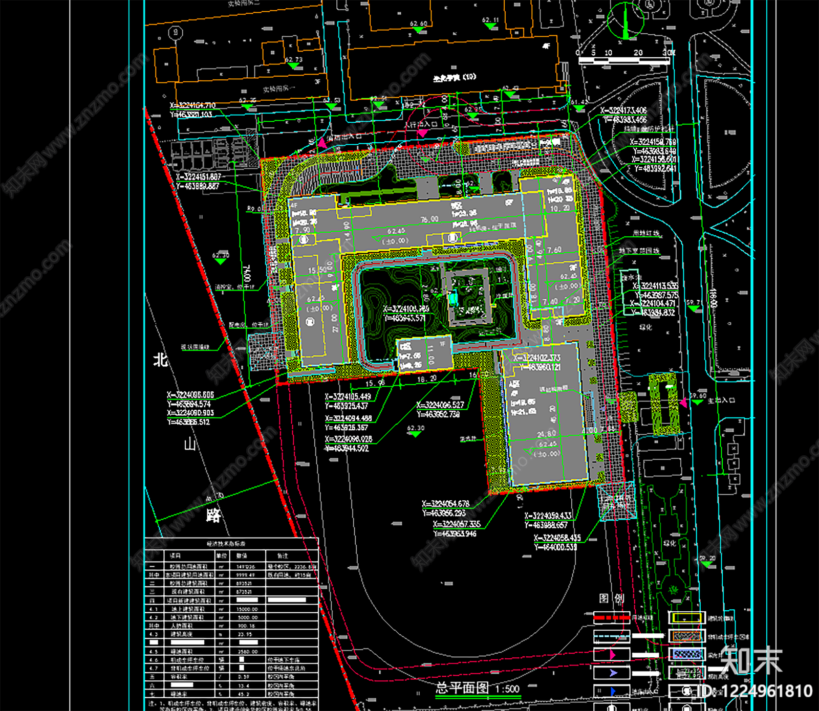 学校建筑cad施工图下载【ID:1224961810】