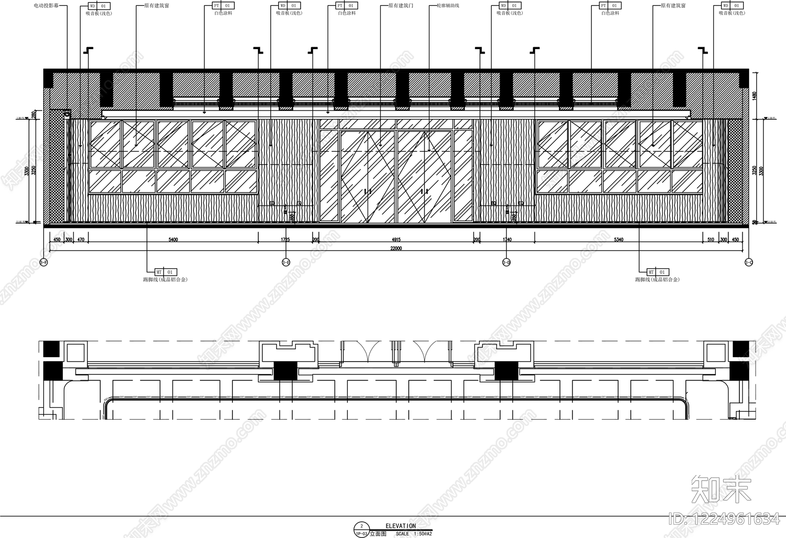 学校cad施工图下载【ID:1224961634】