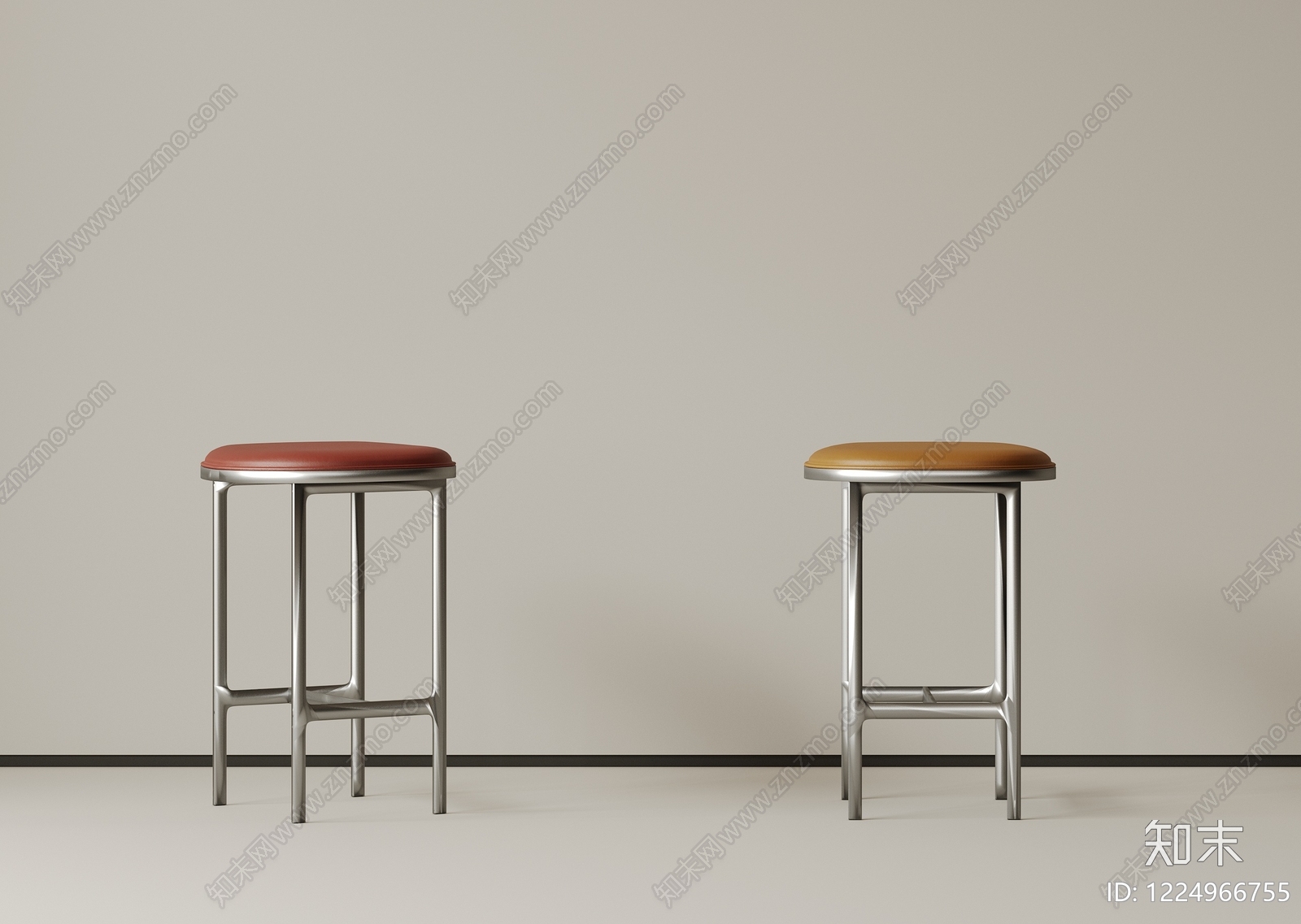 极简吧凳3D模型下载【ID:1224966755】