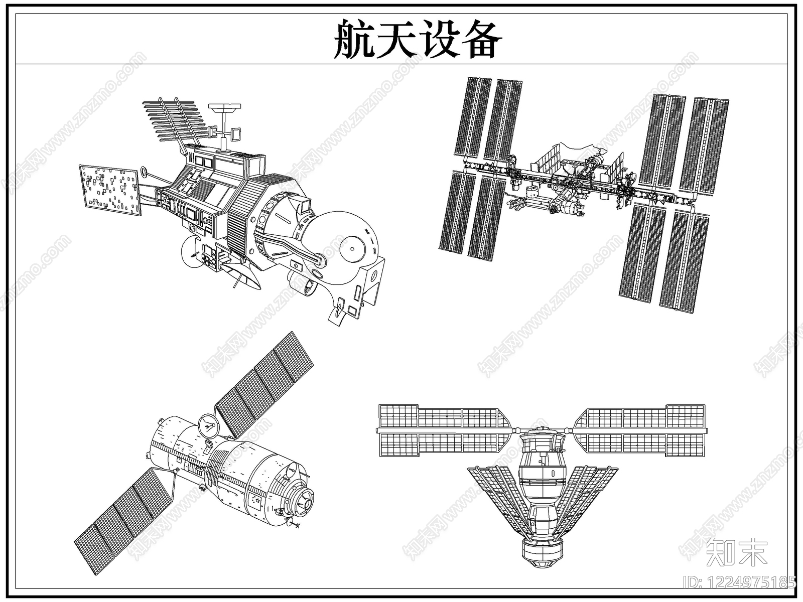综合器材设备图库CAD图纸