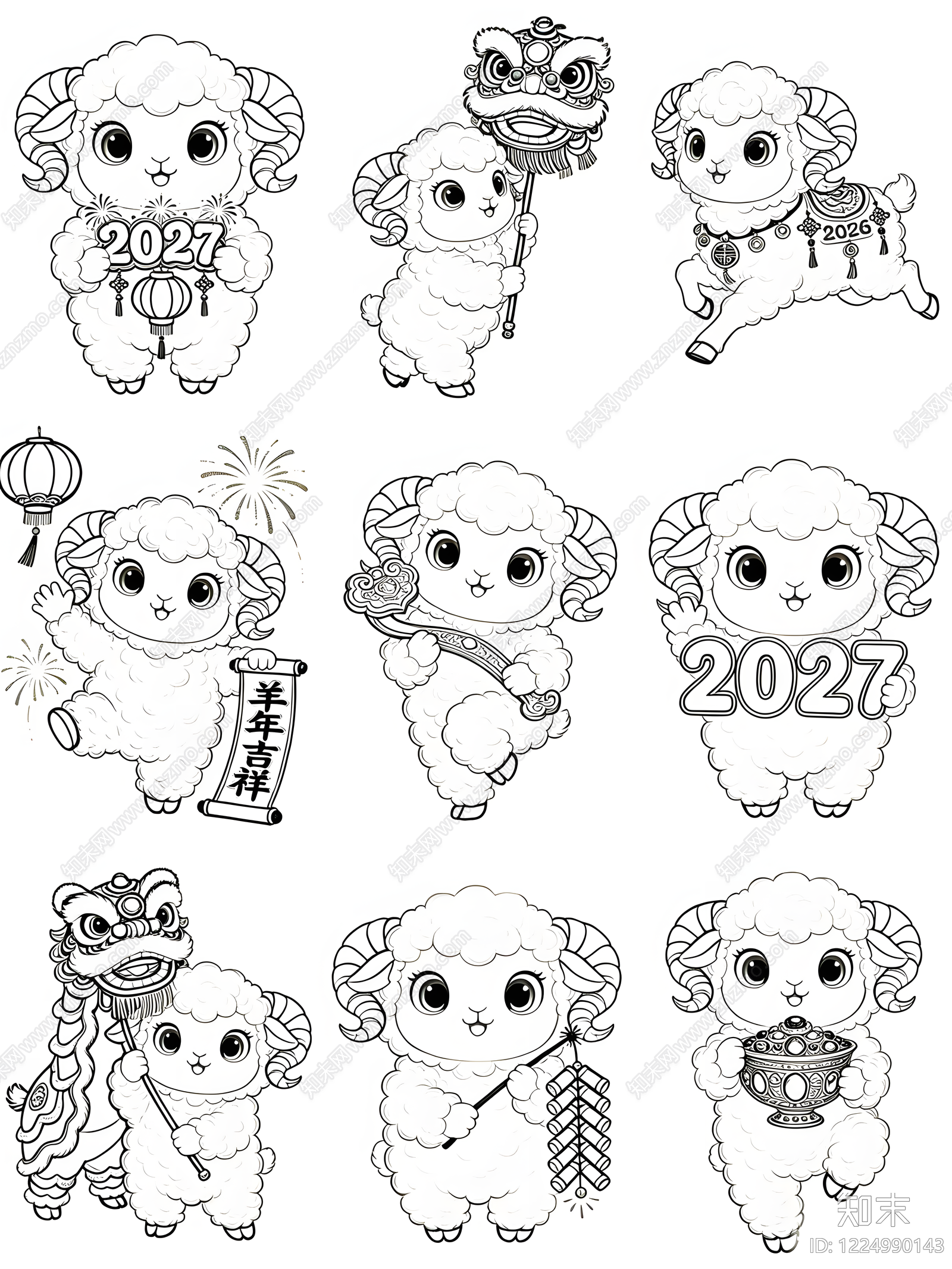 剪影图库CAD图纸