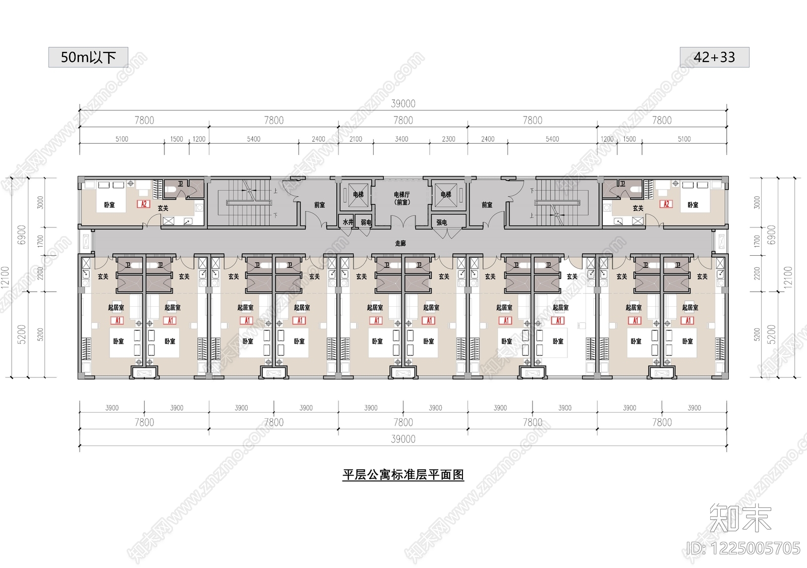 公寓建筑CAD图纸