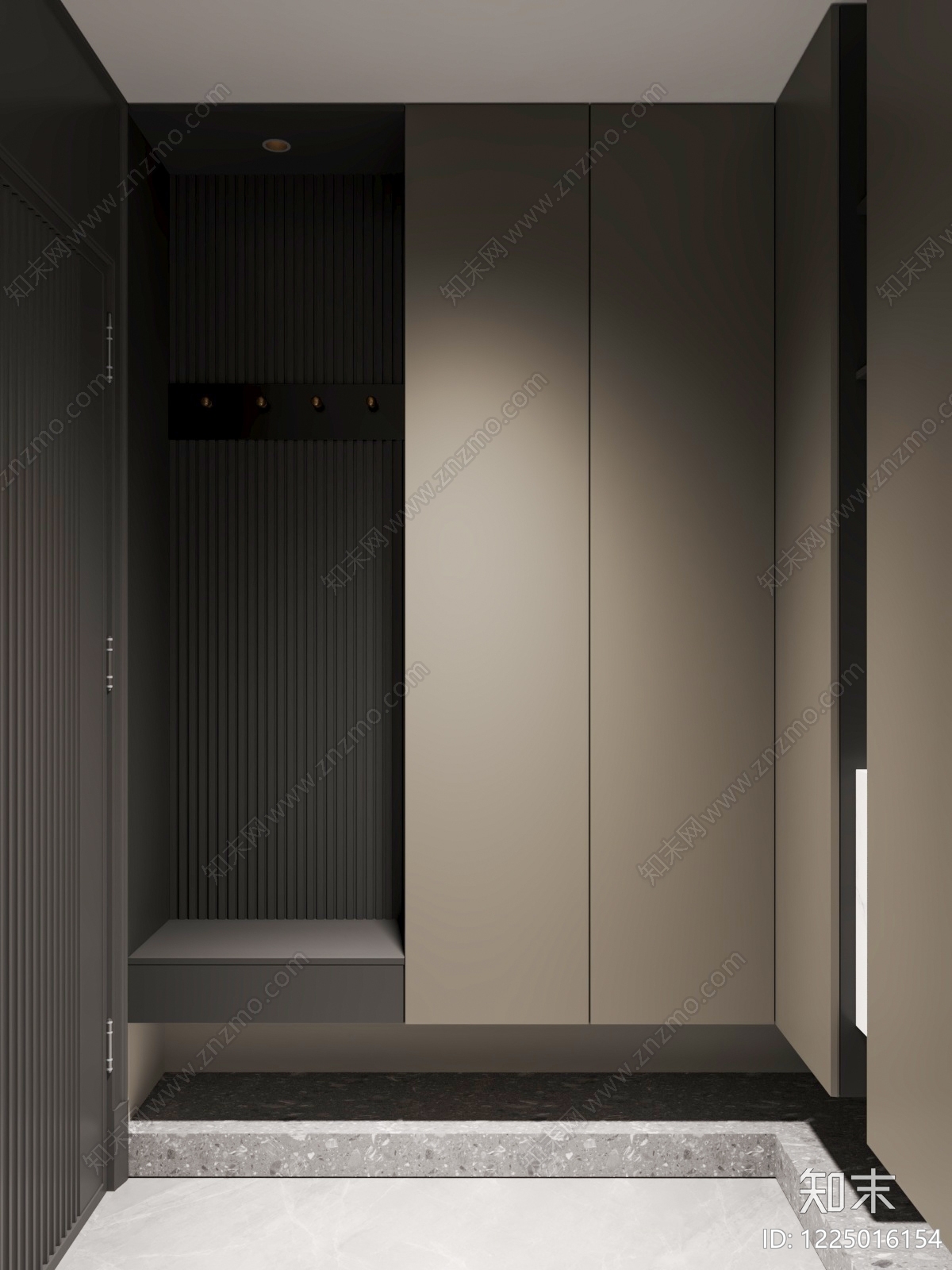 极简玄关SU模型下载【ID:1225016154】