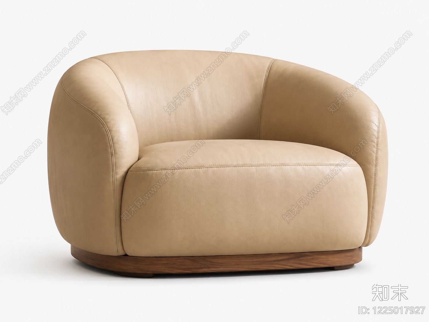 单人沙发3D模型下载【ID:1225017927】
