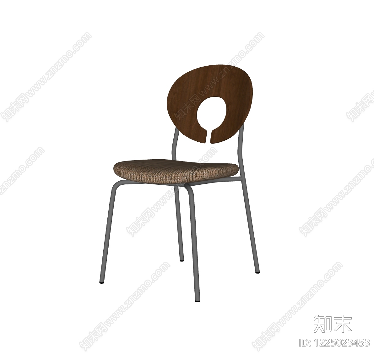 中古风餐椅SU模型下载【ID:1225023453】