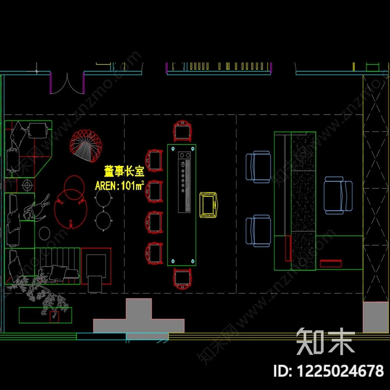整体办公空间cad施工图下载【ID:1225024678】