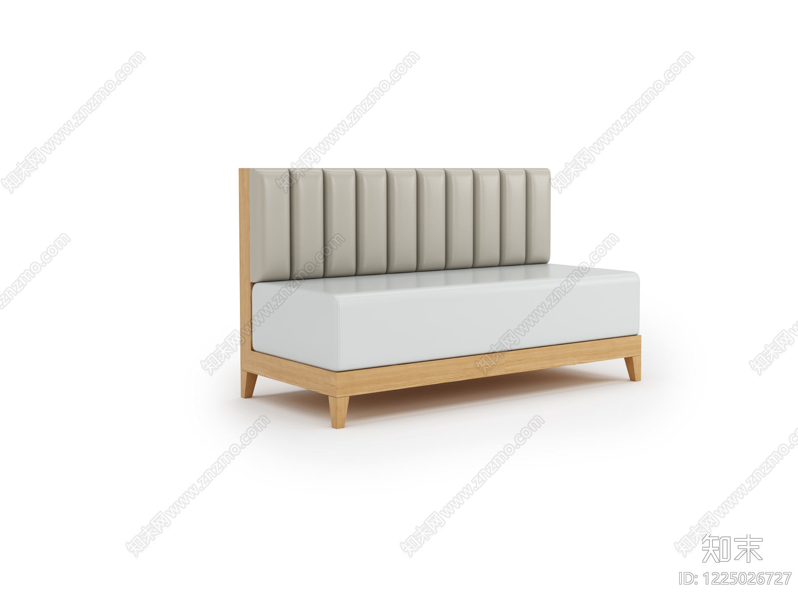 原木风卡座沙发3D模型下载【ID:1225026727】