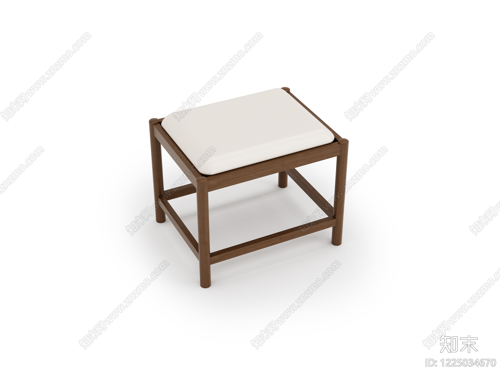 现代简约沙发凳3D模型下载【ID:1225034670】