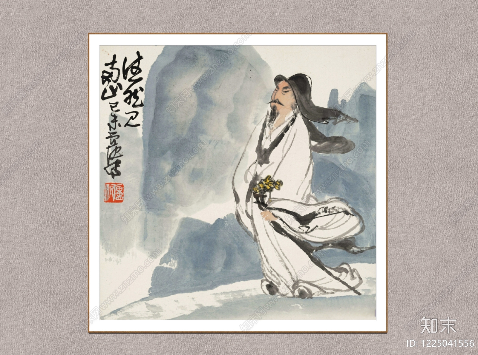 中式挂画SU模型下载【ID:1225041556】