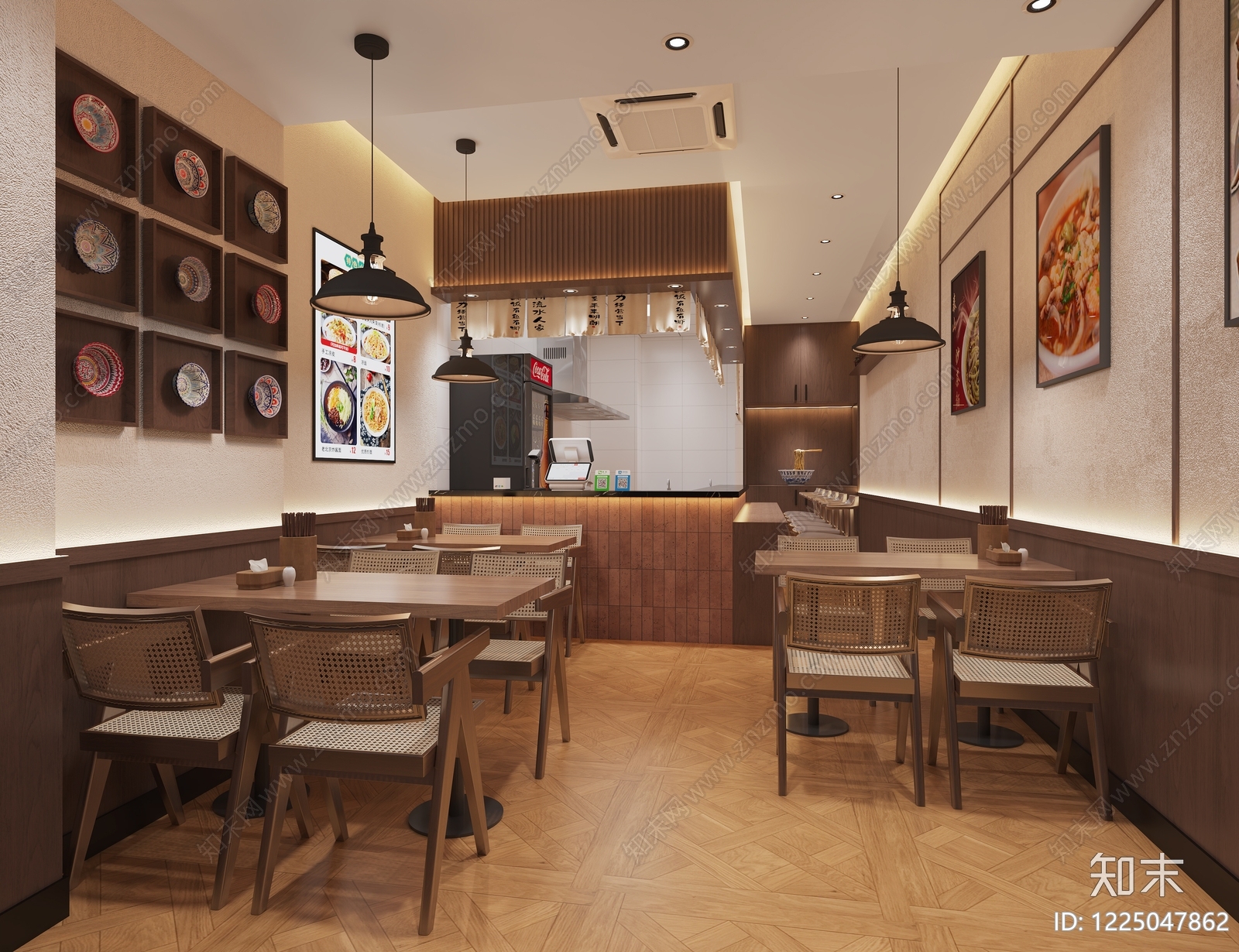 日式面馆3D模型下载【ID:1225047862】