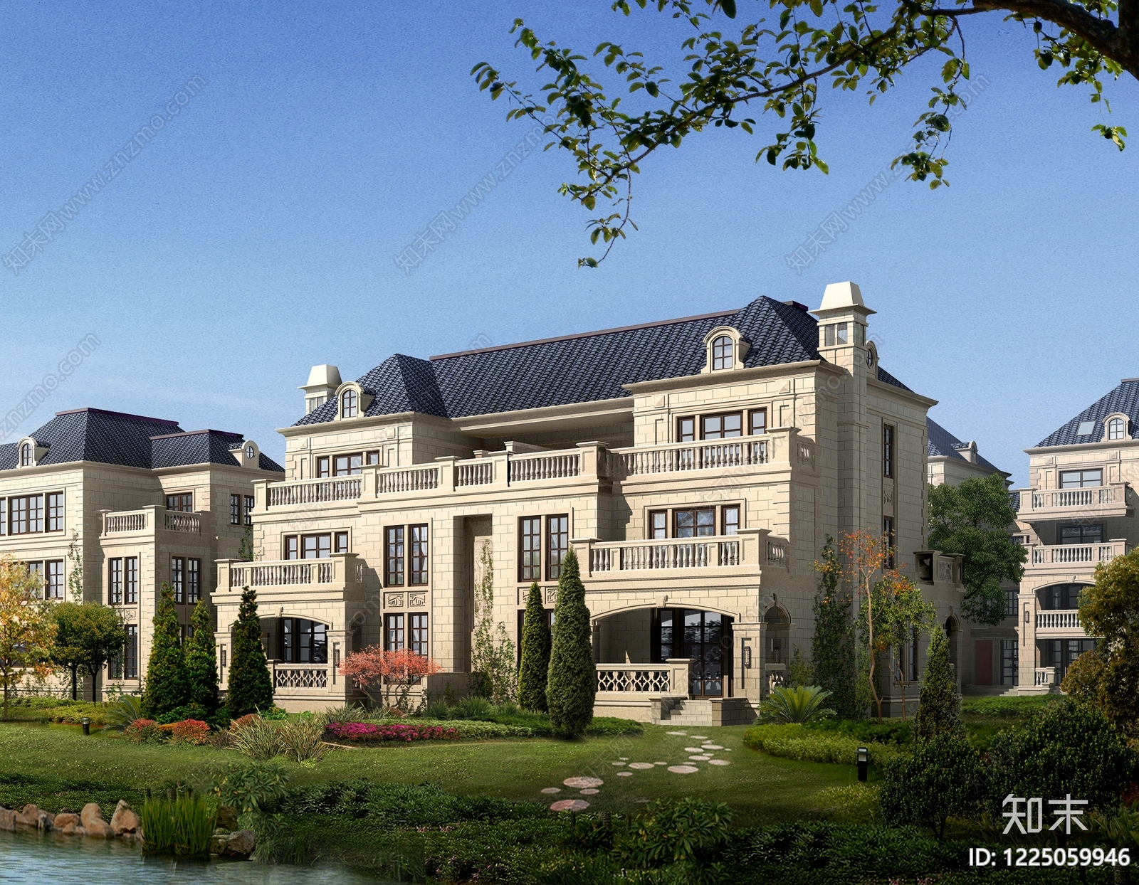 法式别墅建筑CAD图纸