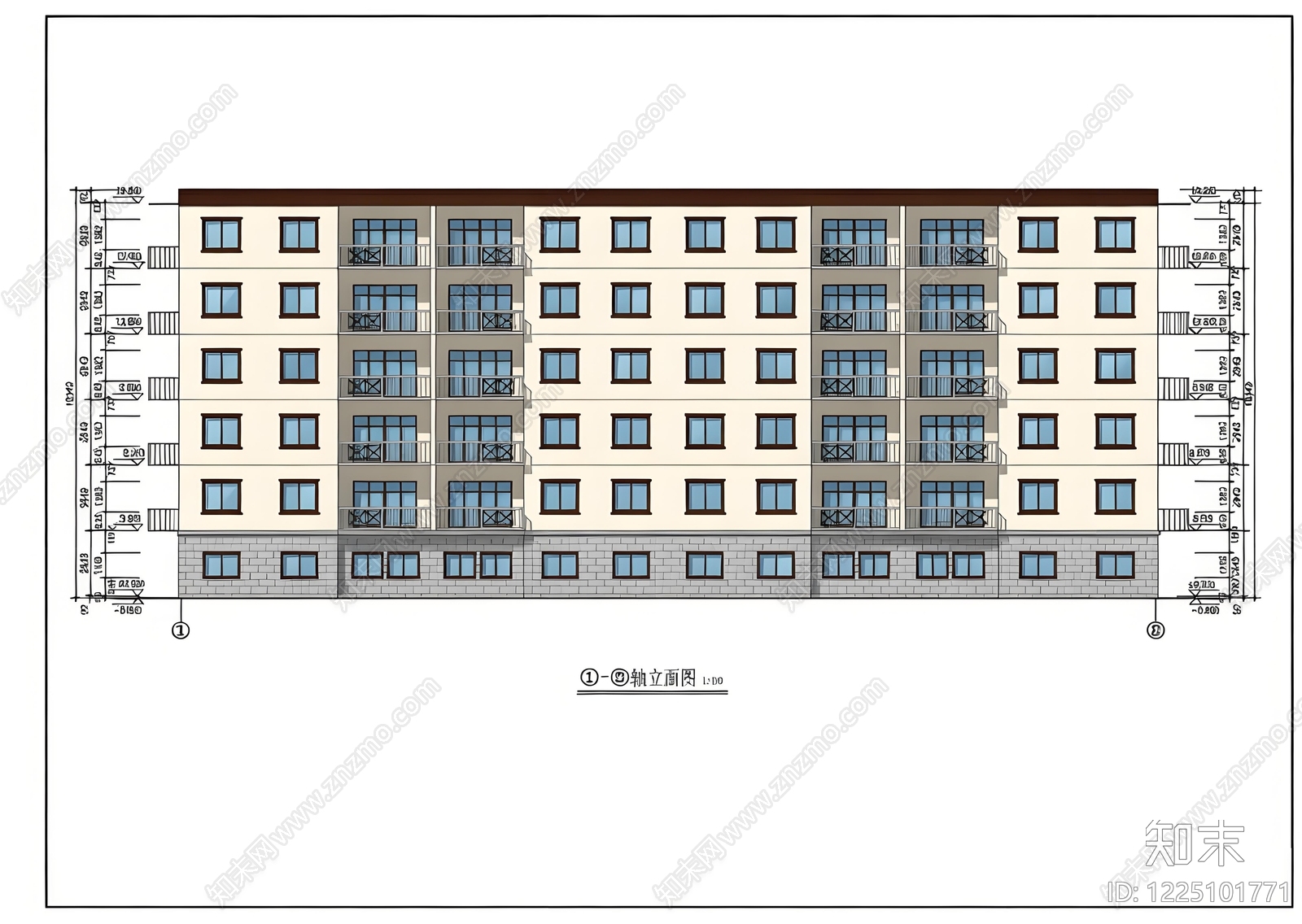 住宅楼建筑CAD图纸