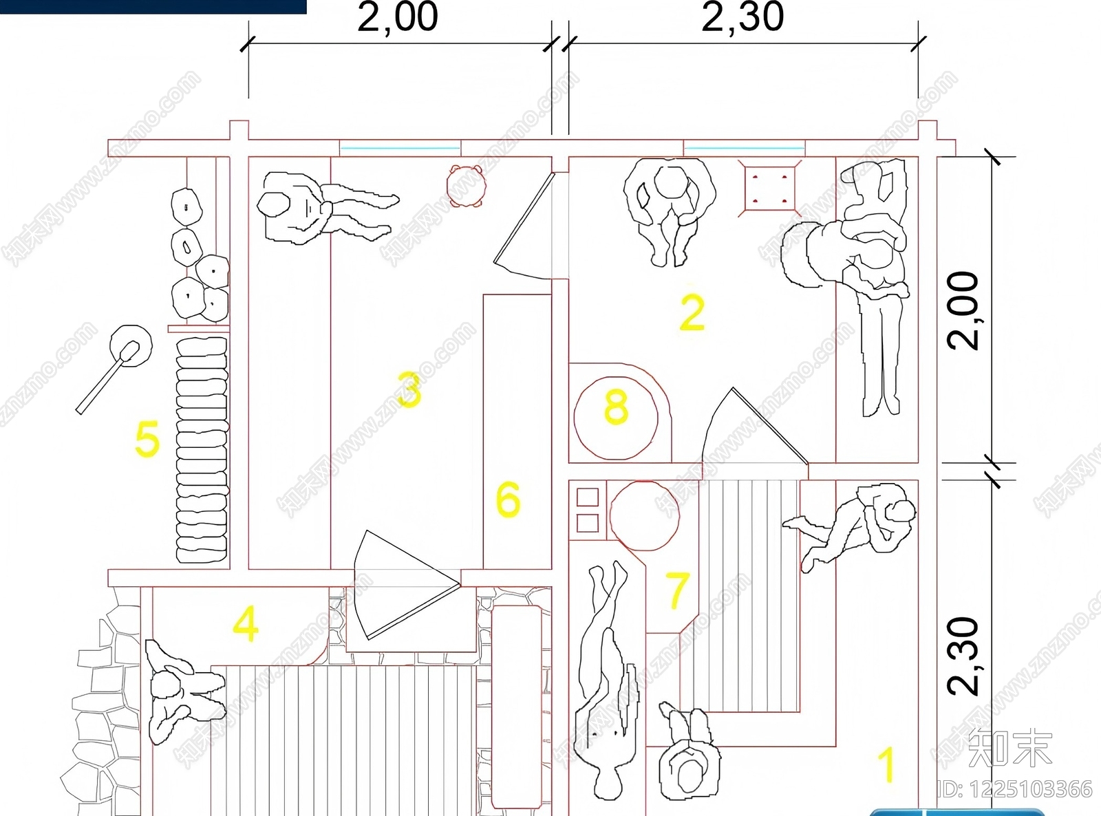 其他建筑cad施工图下载【ID:1225103366】