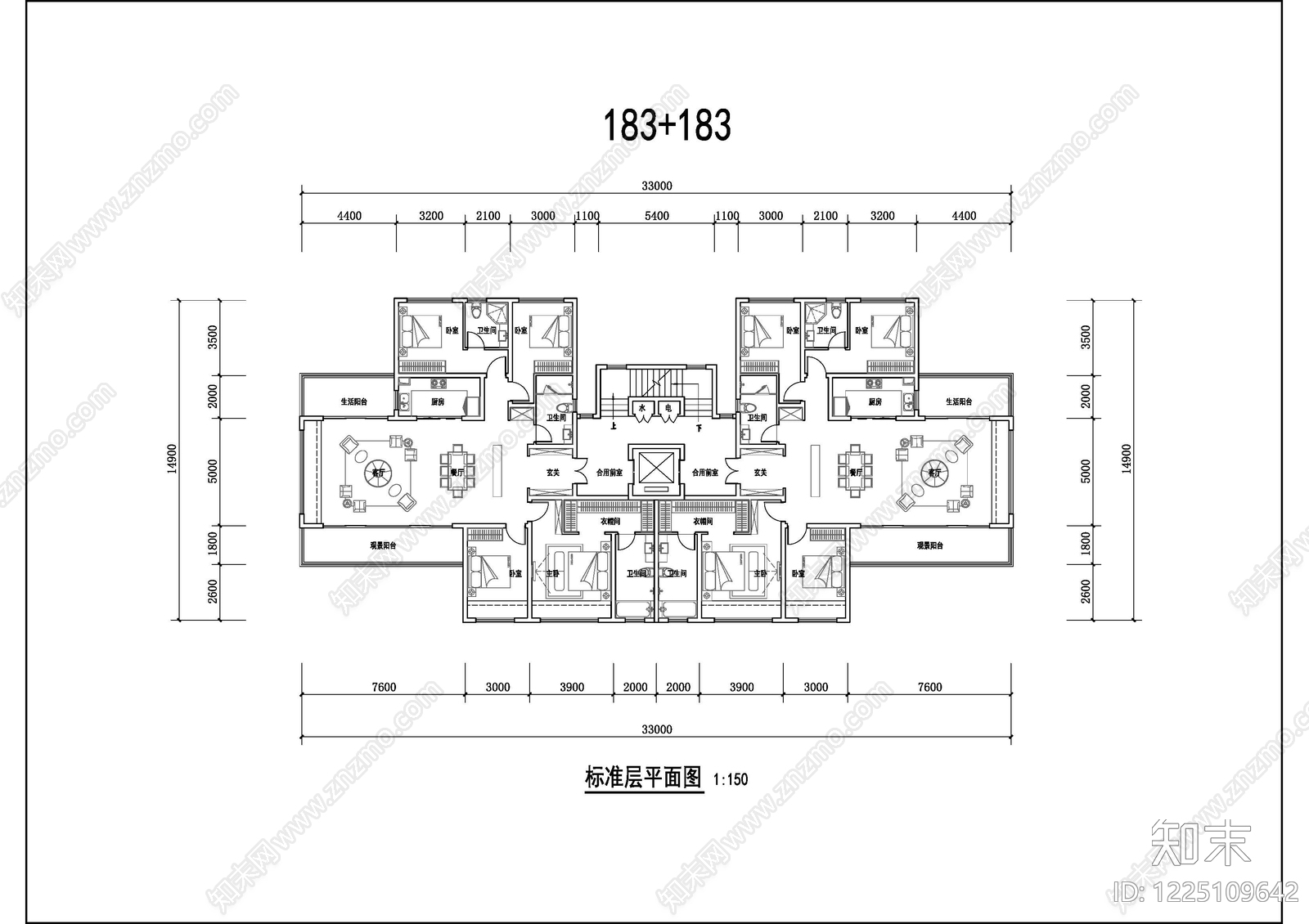 住宅楼建筑CAD图纸