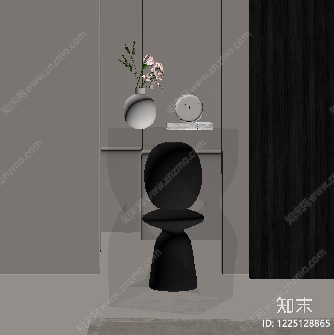 极简边几SU模型下载【ID:1225128865】