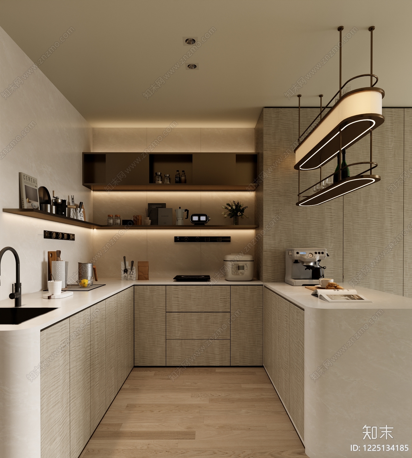 现代公寓3D模型下载【ID:1225134185】