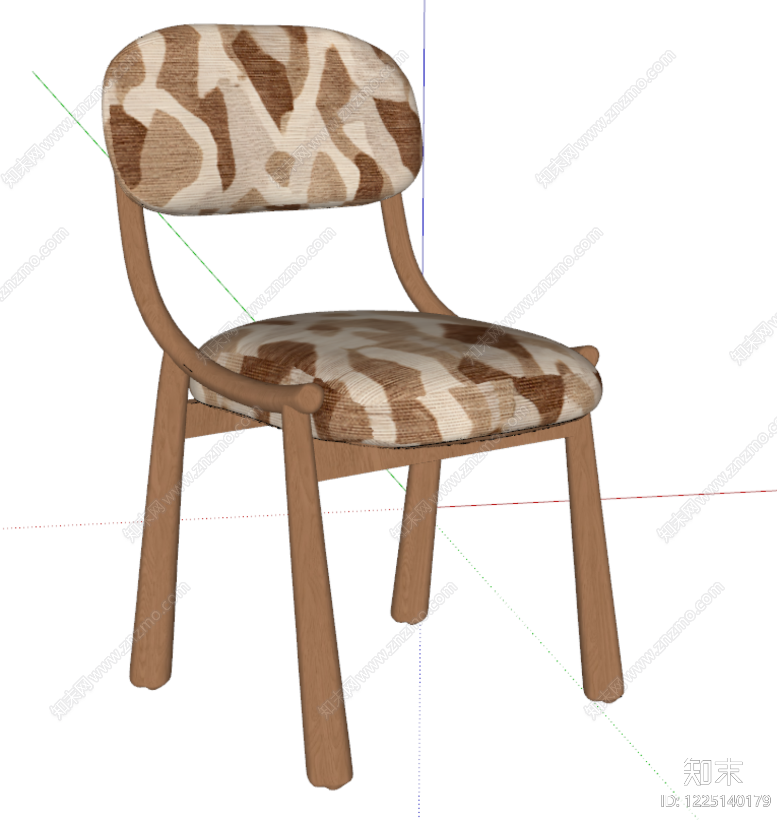 原木风餐椅SU模型下载【ID:1225140179】