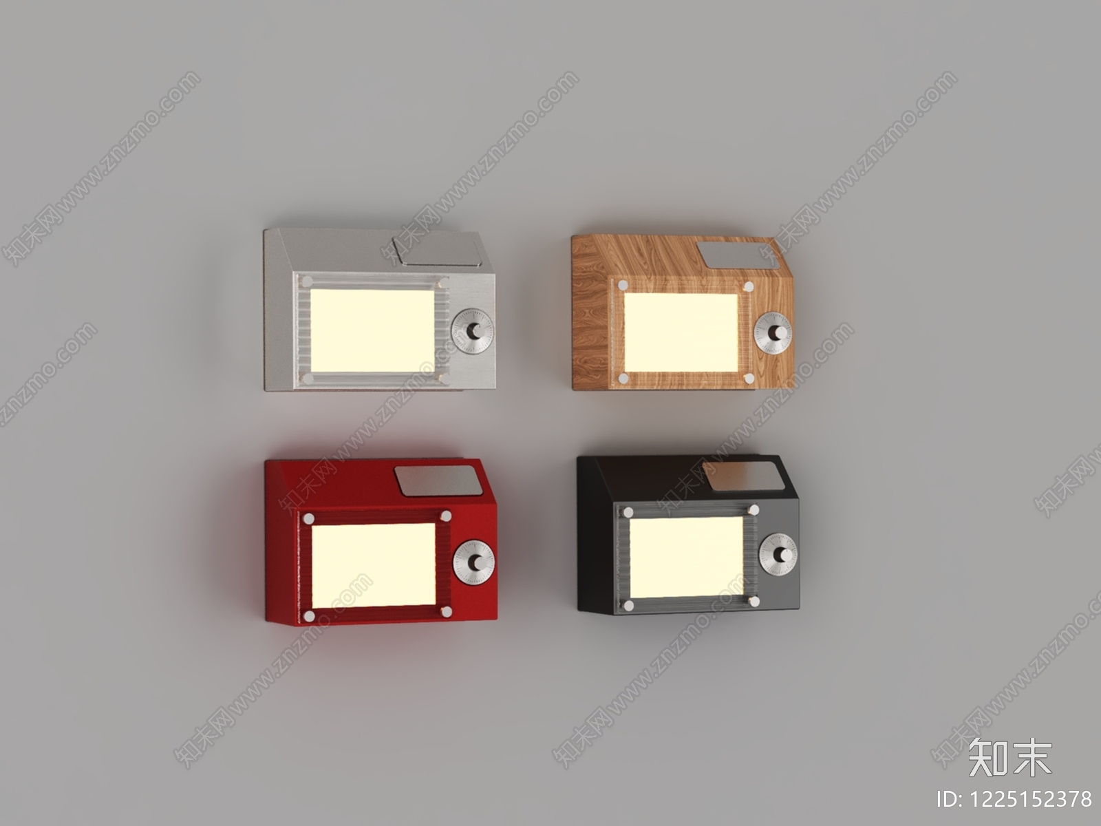 复古儿童壁灯3D模型下载【ID:1225152378】