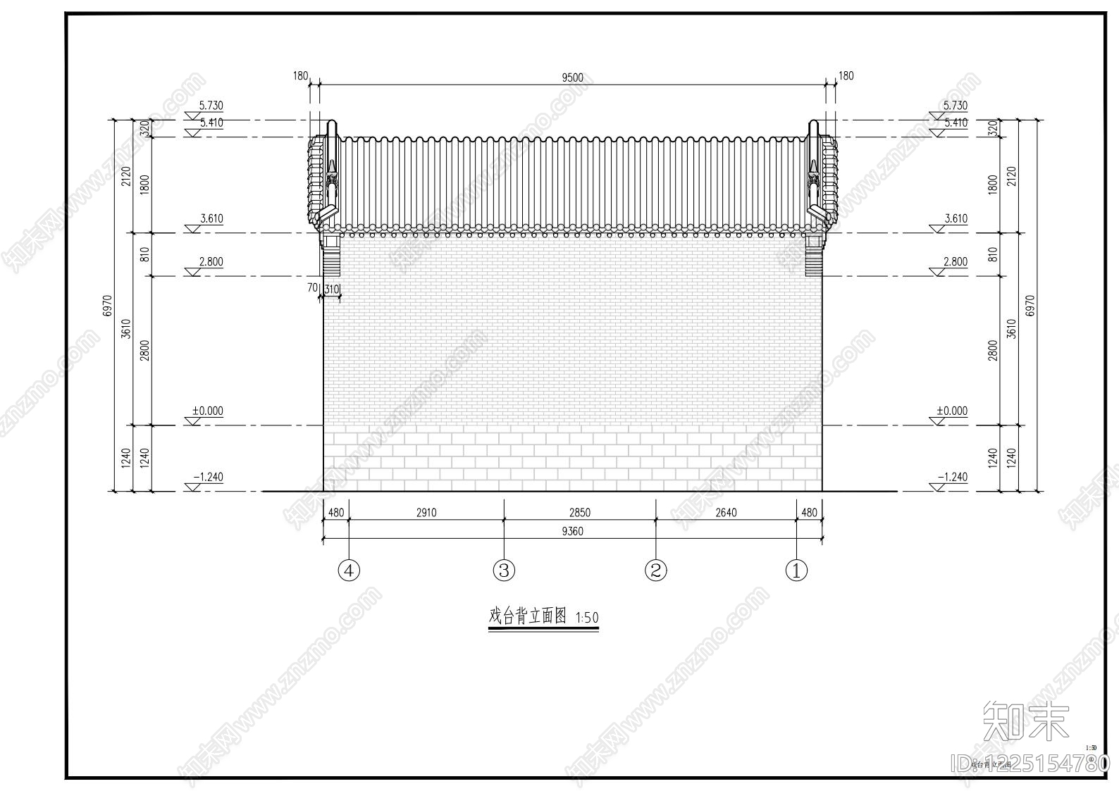 其他古建筑cad施工图下载【ID:1225154780】