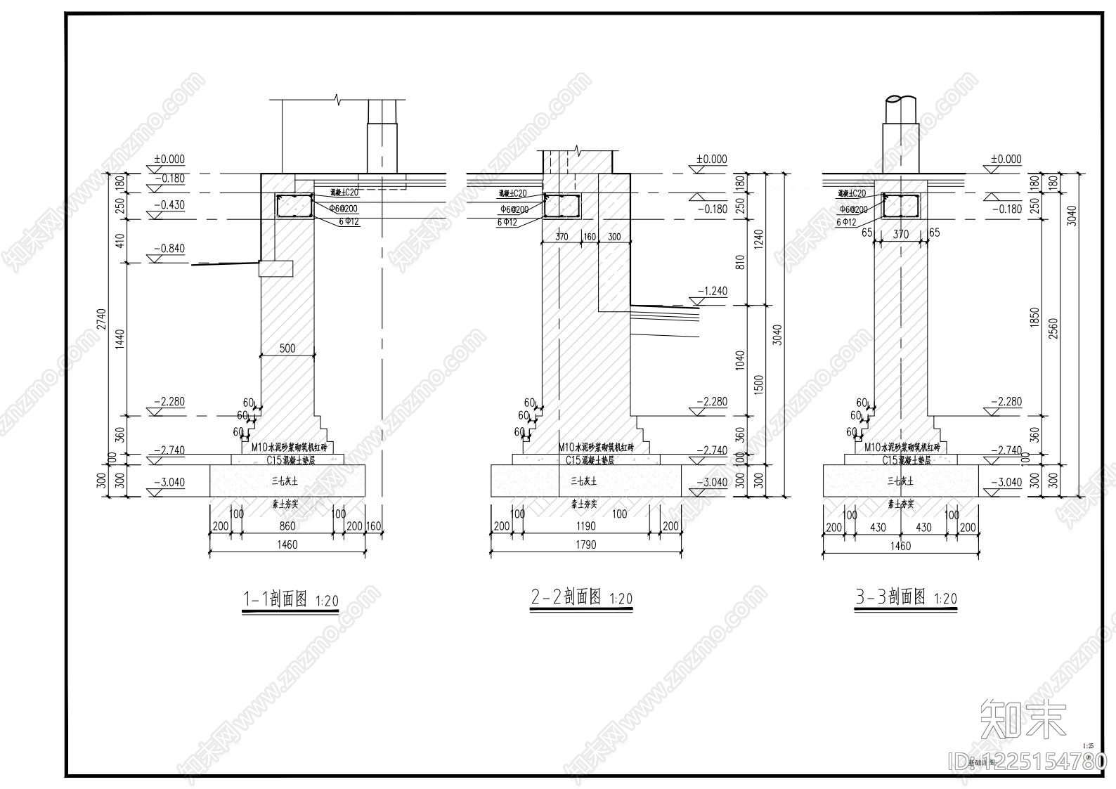 其他古建筑cad施工图下载【ID:1225154780】