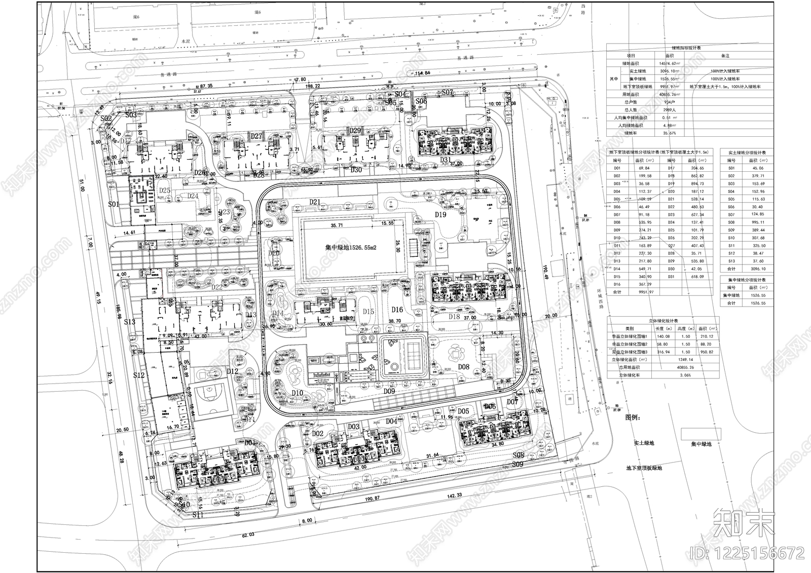 住宅楼建筑cad施工图下载【ID:1225156672】