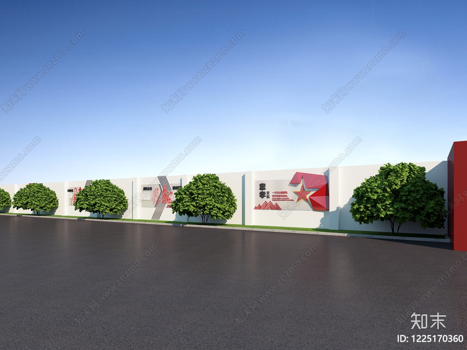新中式其他景观小品3D模型下载【ID:1225170360】