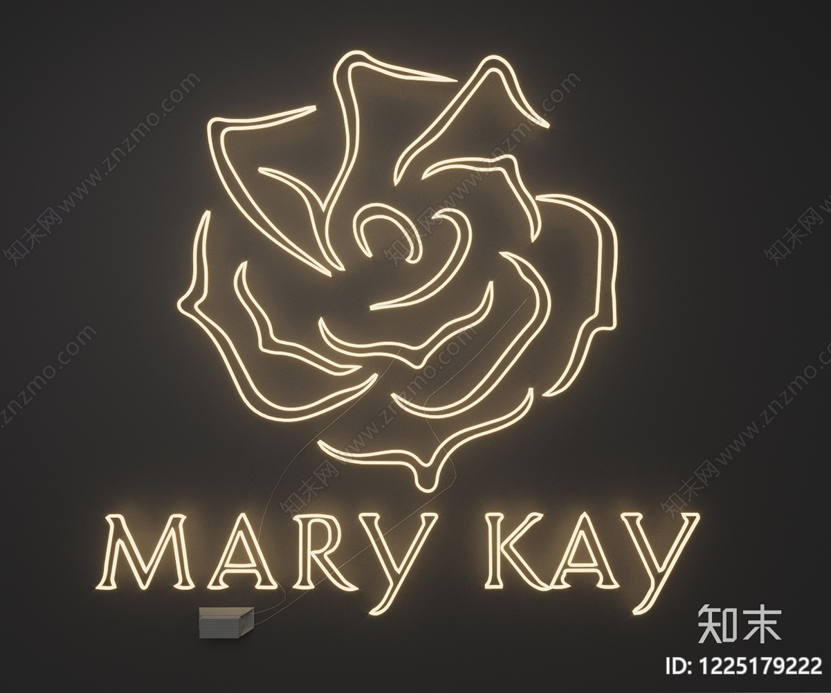 现代霓虹灯3D模型下载【ID:1225179222】