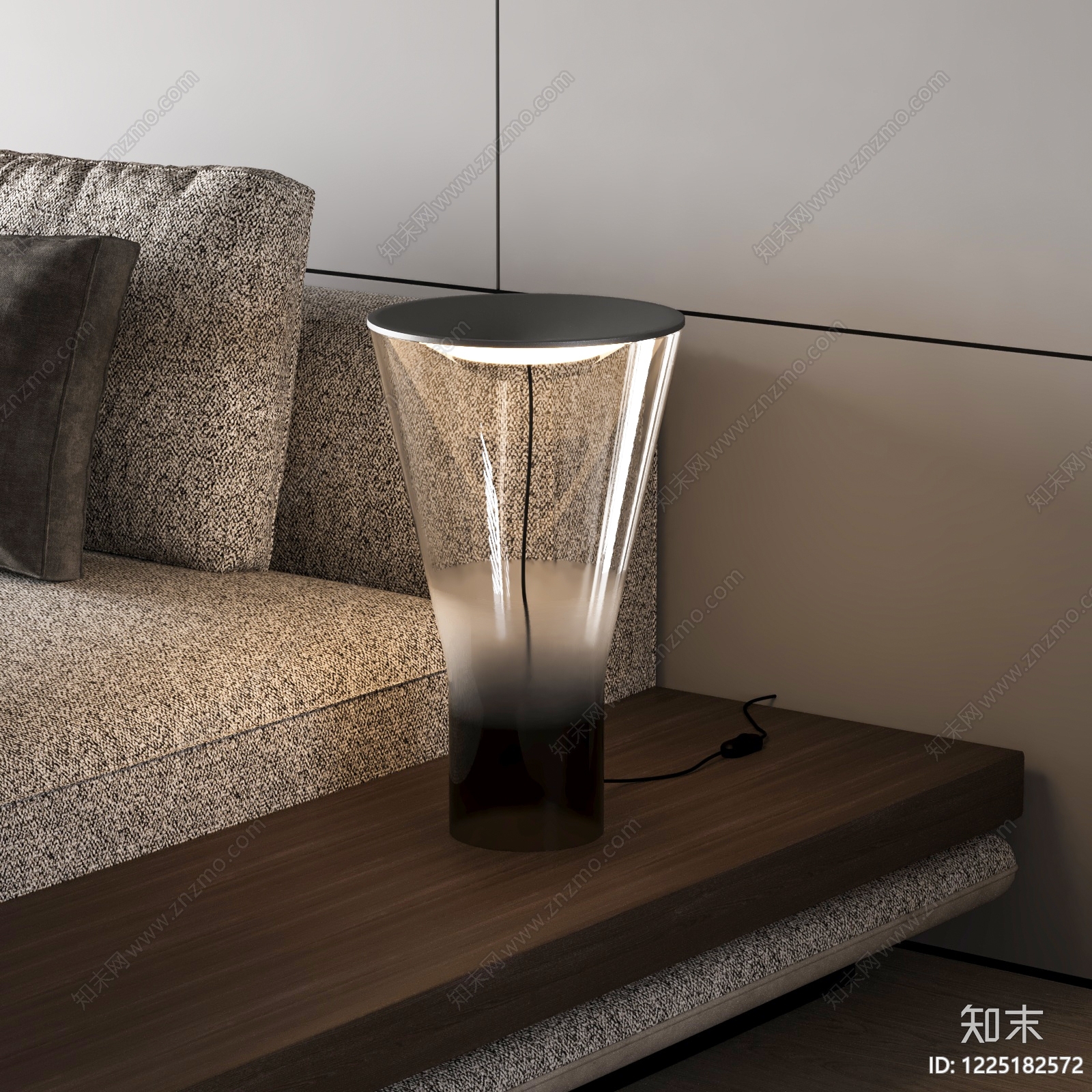 意式极简台灯SU模型下载【ID:1225182572】