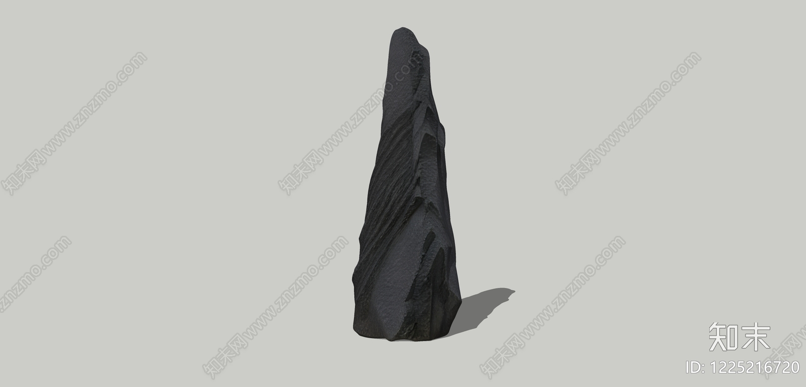 侘寂景观石SU模型下载【ID:1225216720】
