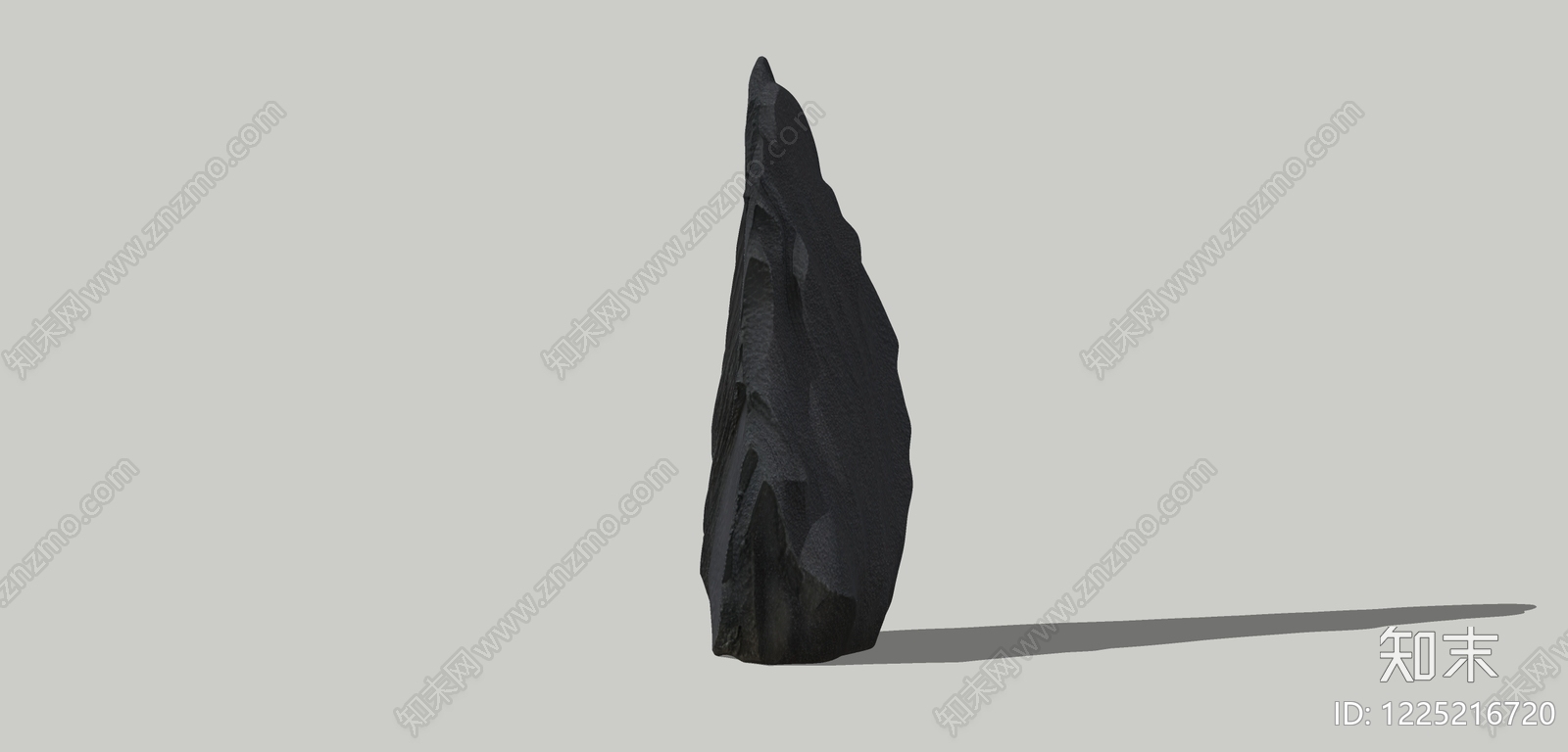 侘寂景观石SU模型下载【ID:1225216720】