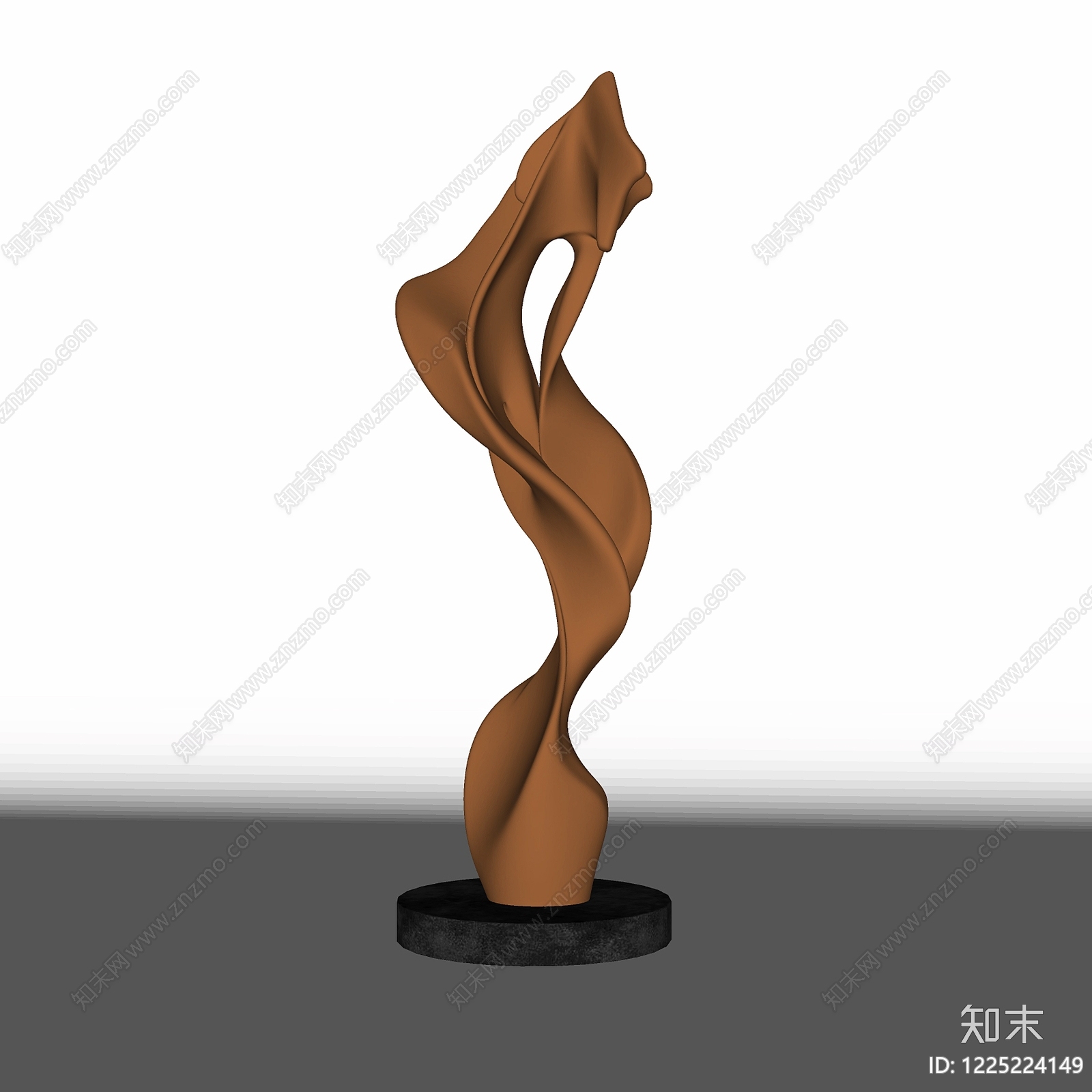 现代雕塑摆件SU模型下载【ID:1225224149】