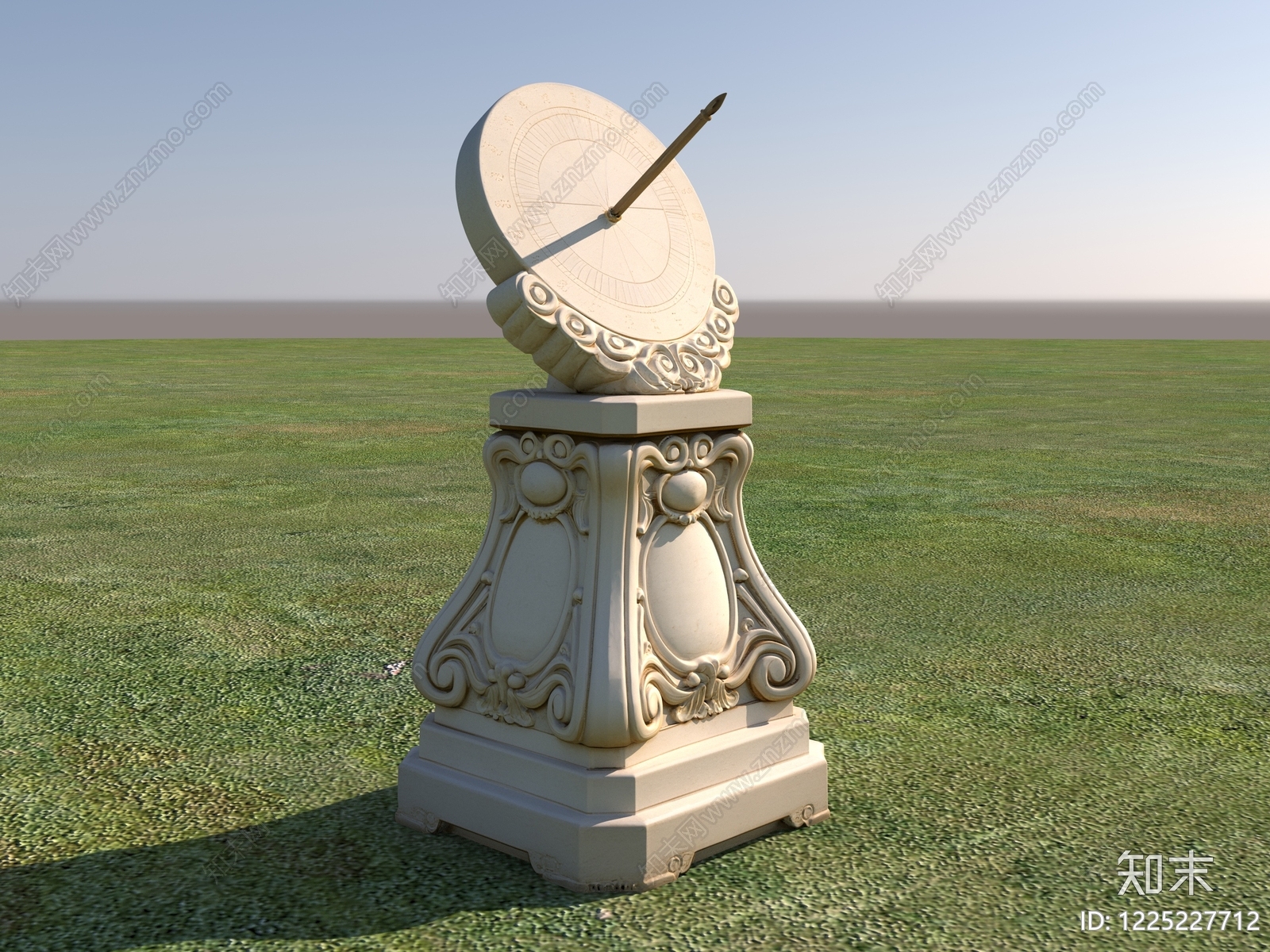 欧式雕塑摆件3D模型下载【ID:1225227712】