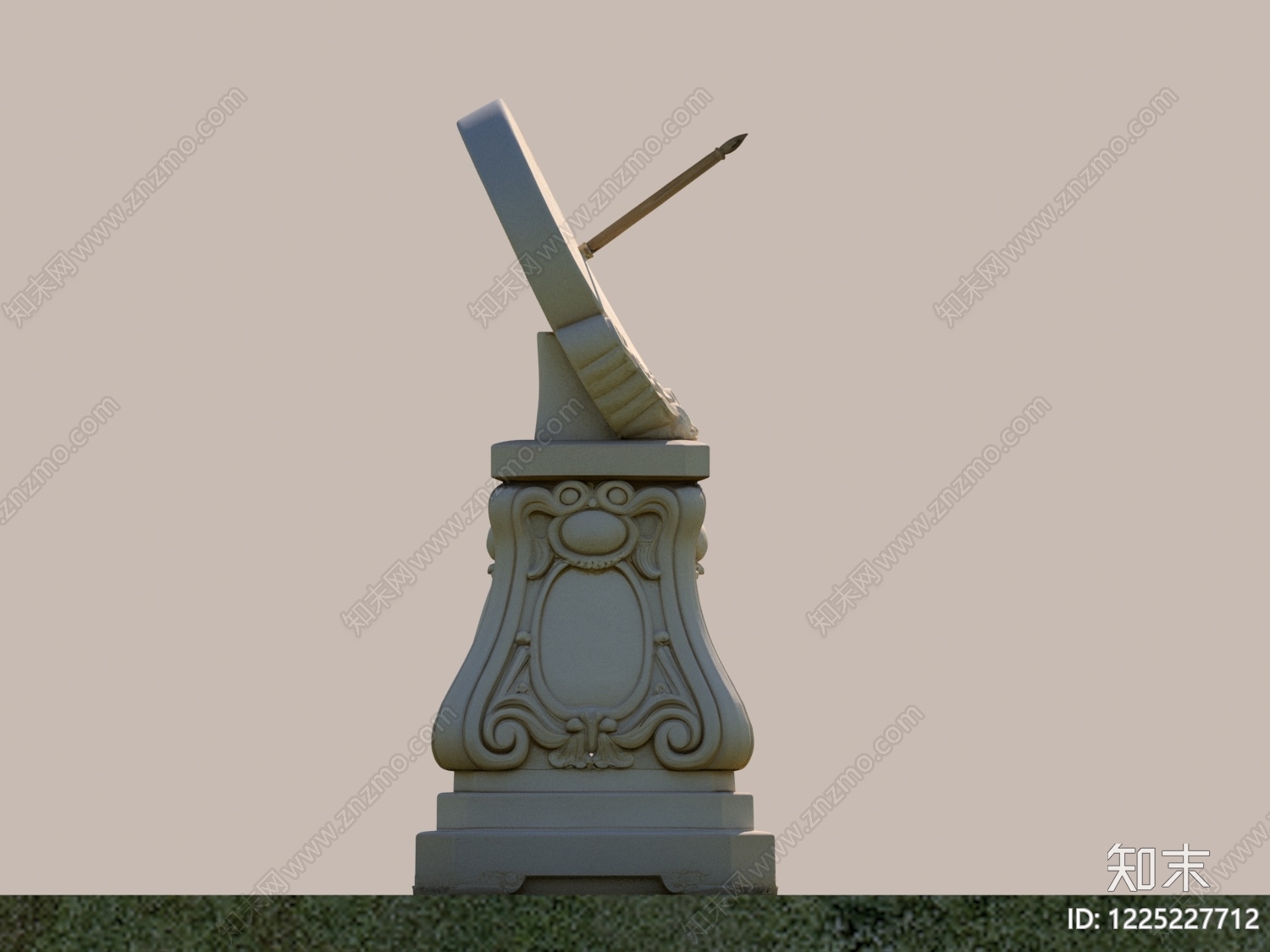 欧式雕塑摆件3D模型下载【ID:1225227712】