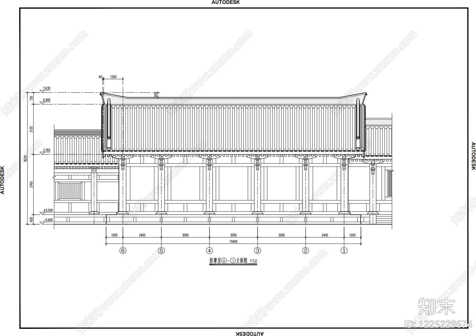 四合院cad施工图下载【ID:1225229674】