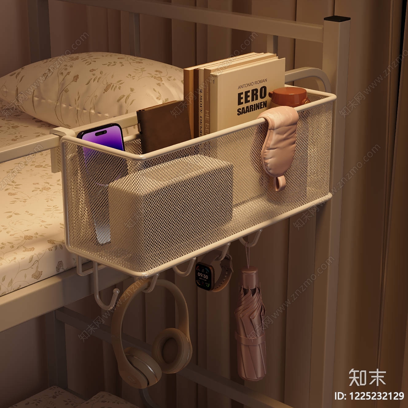 现代简约置物架3D模型下载【ID:1225232129】