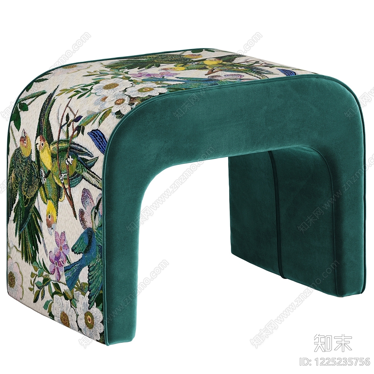 沙发凳3D模型下载【ID:1225235756】