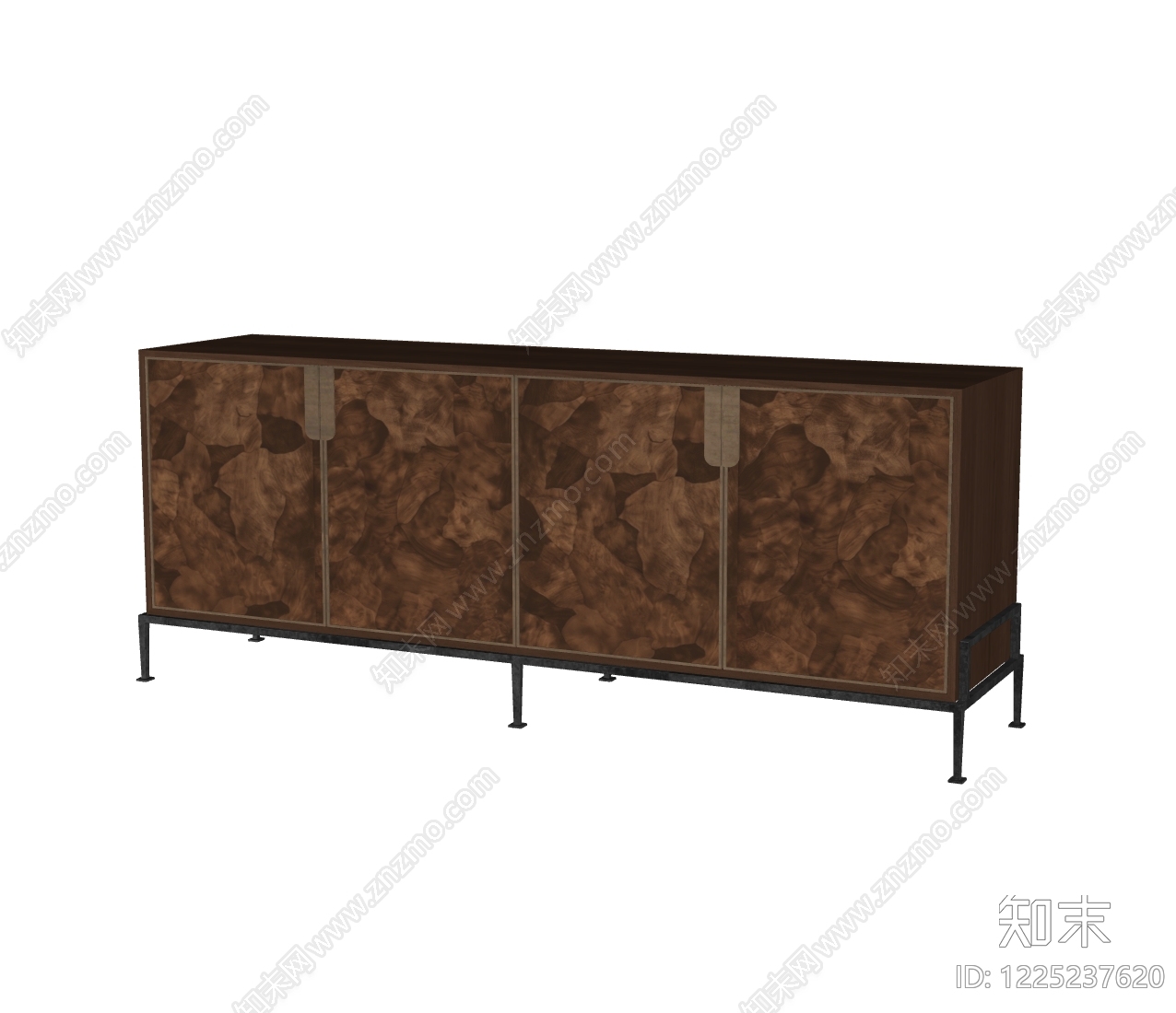 中古风餐边柜SU模型下载【ID:1225237620】