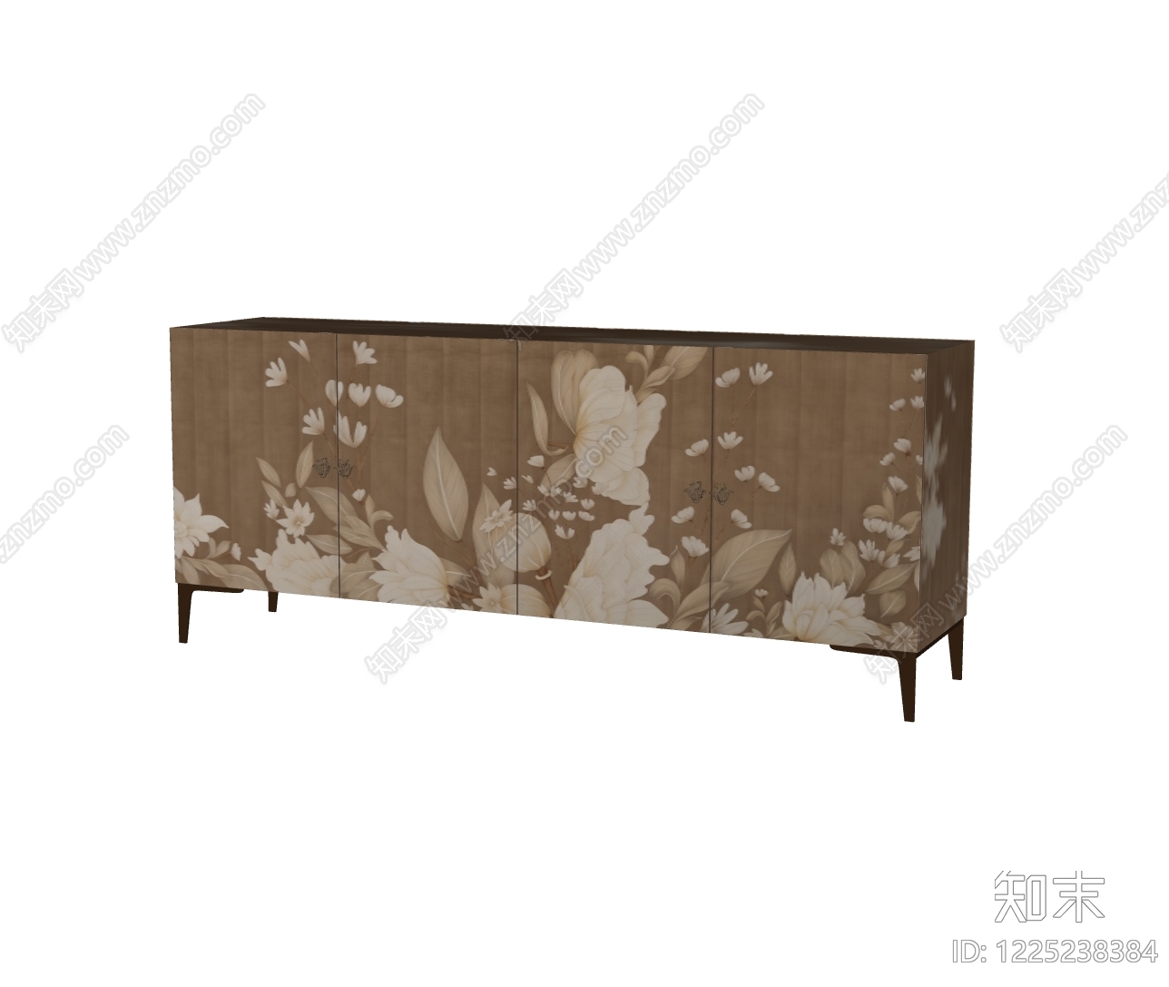 中古风餐边柜SU模型下载【ID:1225238384】