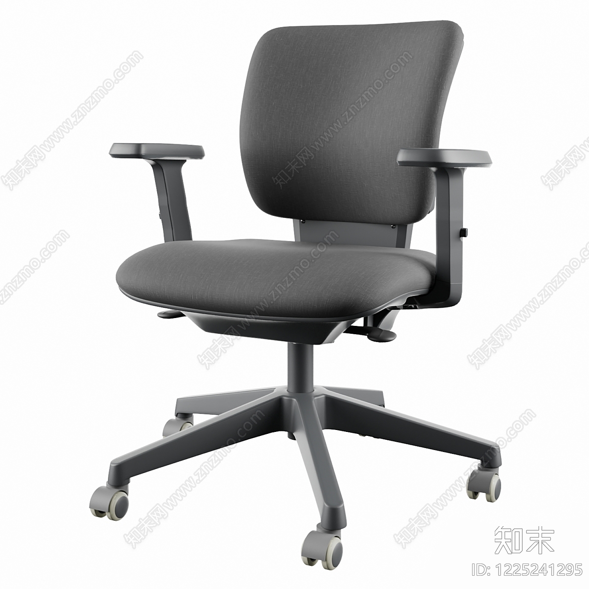 现代简约办公椅3D模型下载【ID:1225241295】