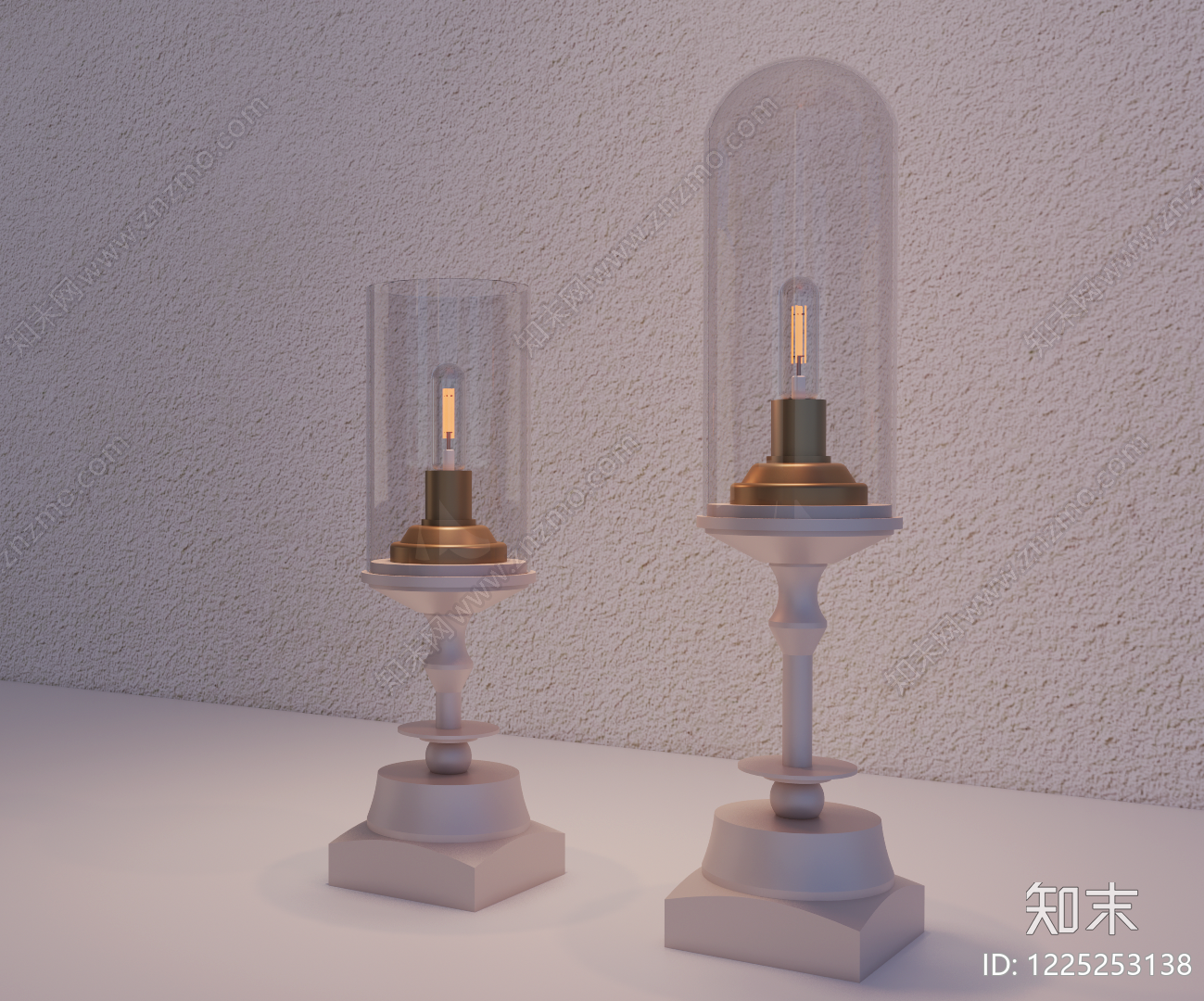 极简台灯3D模型下载【ID:1225253138】
