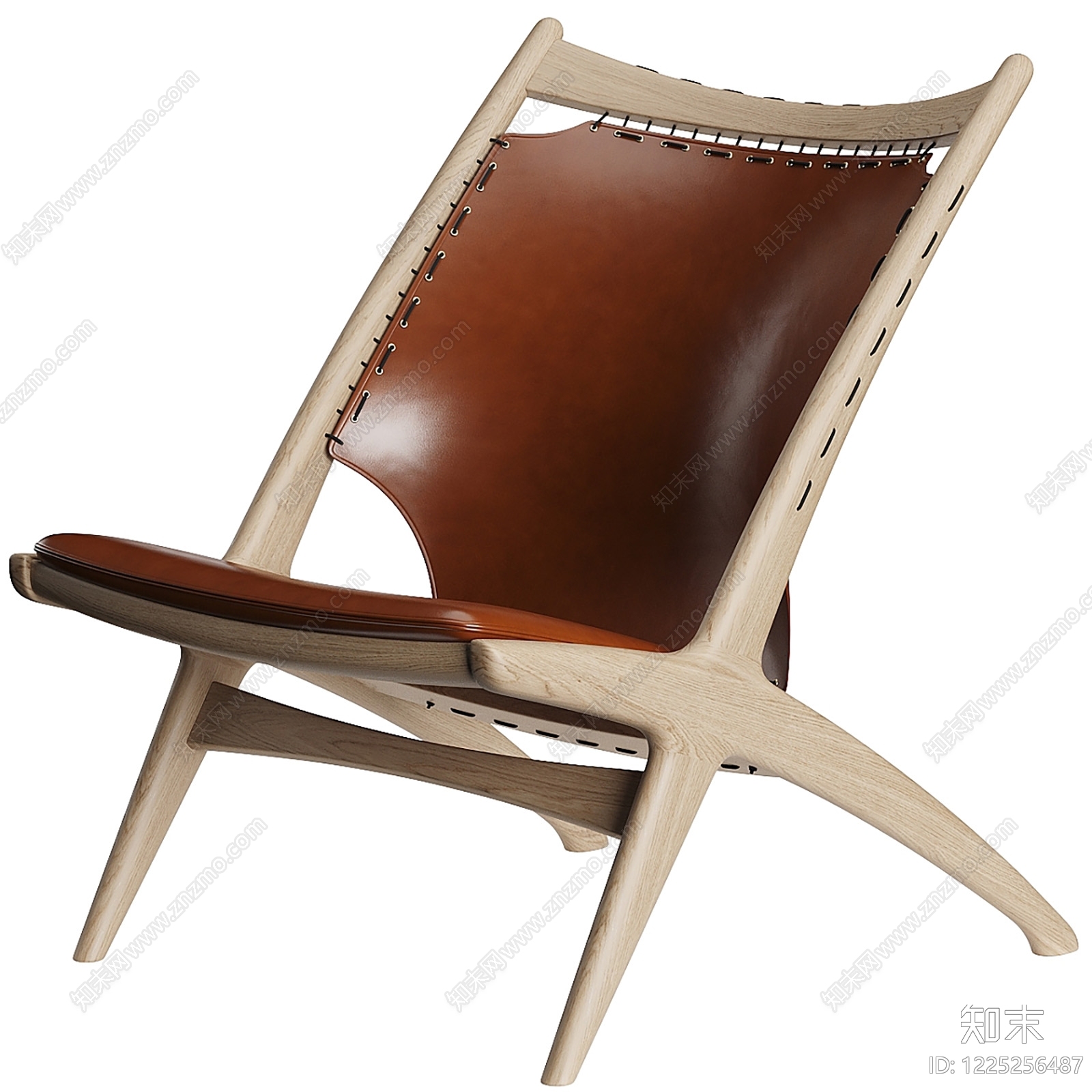 北欧休闲椅3D模型下载【ID:1225256487】
