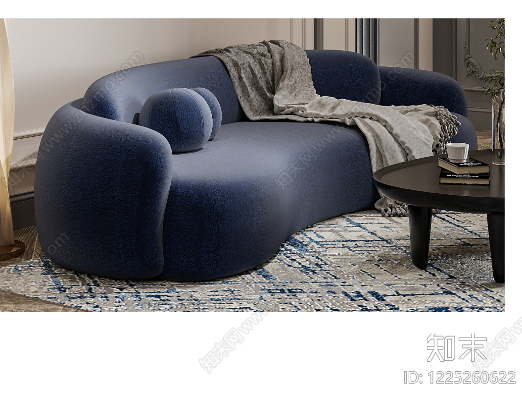 沙发cad施工图下载【ID:1225260622】